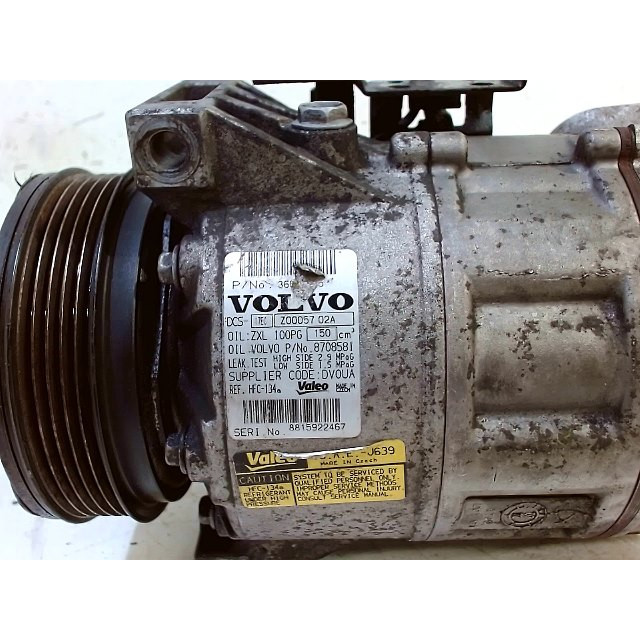 Pompe de climatisation Volvo S80 (AR/AS) (2006 - 2011) 2.4 D 20V (D5244T5)