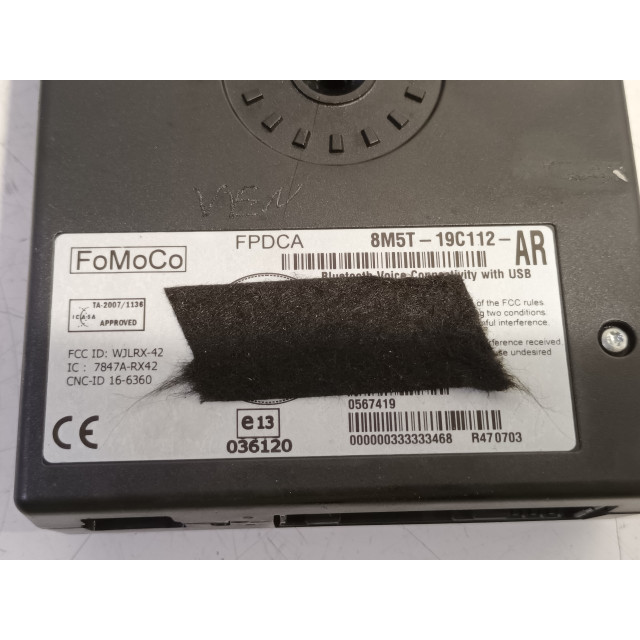 Module de contrôle Bluetooth Ford C-Max (DXA) (2010 - 2014) MPV 1.6 SCTi 16V (JQDA)
