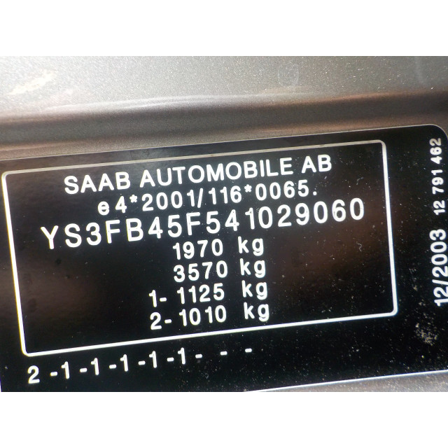 Direction à crémaillère Saab 9-3 II Sport Sedan (YS3F) (2002 - 2015) Sedan 1.8t 16V (B207E(Euro 5))