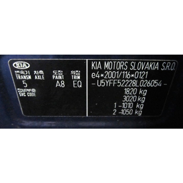 Dispositif de chauffage à résistance Kia Cee'd Sporty Wagon (EDF) (2007 - 2012) Combi 1.6 CVVT 16V (G4FC4I)