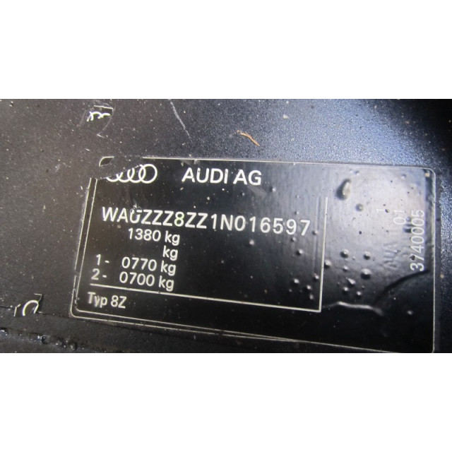 Étrier avant gauche Audi A2 (8Z0) (2000 - 2005) Hatchback 1.4 16V (AUA)