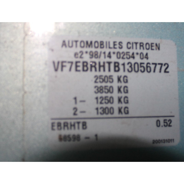 Affichage multifonction Citroën C8 (EA/EB) (2003 - 2007) MPV 2.0 HDi 16V (DW10ATED4(RHM))