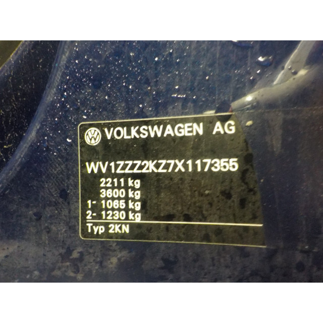 Mécanismes de verrouillage de coffre/hayon Volkswagen Caddy III (2KA/2KH/2CA/2CH) (2004 - 2010) Van 1.9 TDI (BLS)