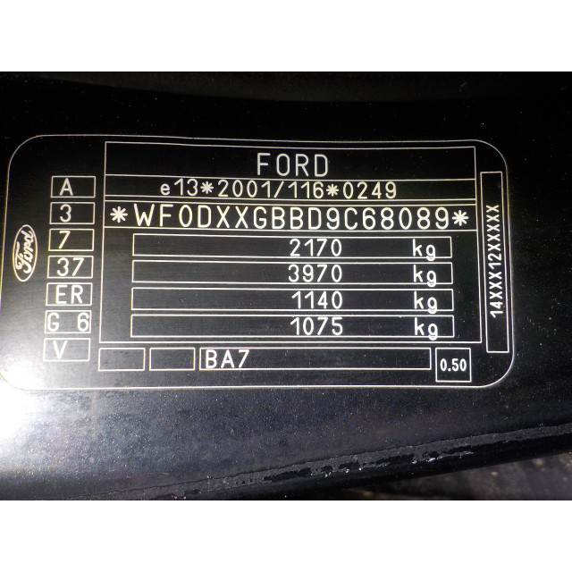 Arbre de transmission avant droit Ford Mondeo IV (2007 - présent) Sedan 2.0 TDCi 130 16V (AZBA)