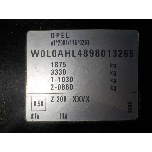 Pompe de climatisation Opel Astra H (L48) (2007 - 2009) 5-Drs. 1.7 CDTi 16V (A17DTR)