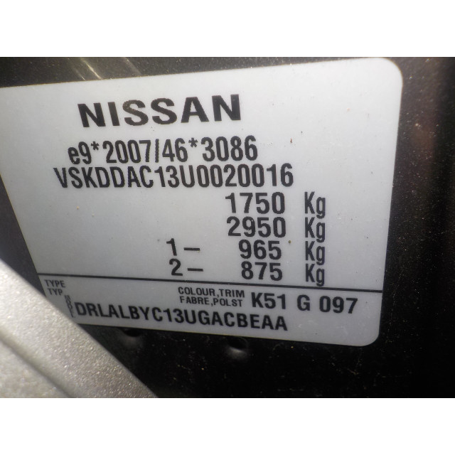 Servofrein Nissan/Datsun Pulsar (C13) (2014 - présent) Hatchback 1.2 12V DIG-T (HRA2)