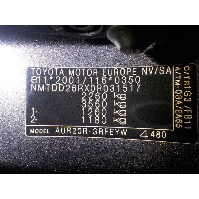 Commutateur de lave-glace de pare-brise Toyota Verso (2009 - présent) MPV 2.0 16V D-4D-F (1AD-FTV)