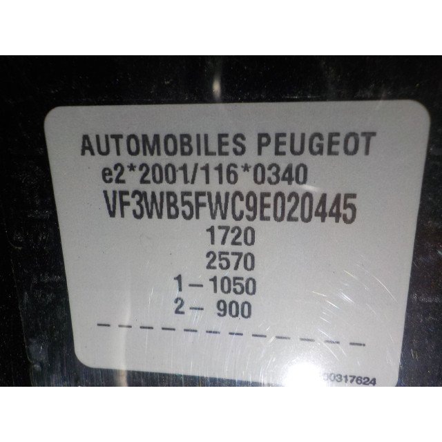Étrier avant gauche Peugeot 207 CC (WB) (2007 - 2013) Cabrio 1.6 16V (EP6C(5FS))