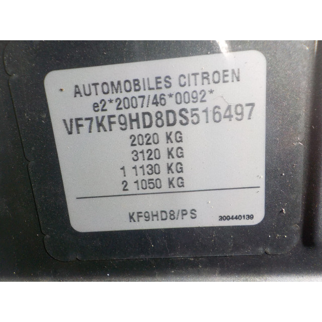Verrouillage central électrique de porte à mécanisme de verrouillage avant gauche Citroën DS5 (KD/KF) (2012 - 2015) Hatchback 5-drs 1.6 HDiF 16V (DV6C(9HD))