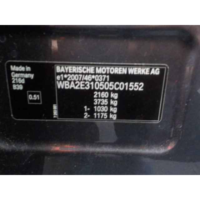 Ensemble de pédales BMW 2 serie Gran Tourer (F46) (2015 - présent) MPV 216d 1.5 TwinPower Turbo 12V (B37-C15A)