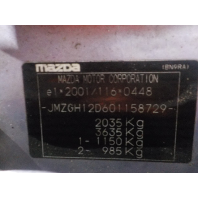 Affichage Mazda 6 (GH12/GHA2) (2007 - 2010) Sedan 2.0 CiDT HP 16V (RF)