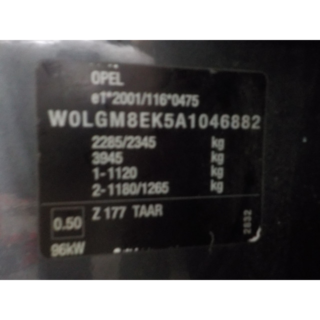 Verrou central électrique de porte à mécanisme de verrouillage arrière gauche Opel Insignia Sports Tourer (2008 - présent) Combi 2.0 CDTI 16V 130 ecoFLEX (A20DTJ)
