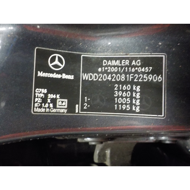 Arbre de transmission arrière gauche Mercedes-Benz C Estate (S204) (2007 - 2008) Combi 2.2 C-220 CDI 16V (OM646.811)