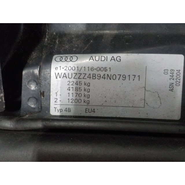 Boîte de vitesse automatique Audi A6 Avant Quattro (C5) (2001 - 2005) A6 Avant (C5) Combi 3.0 V6 30V Quattro (ASN)