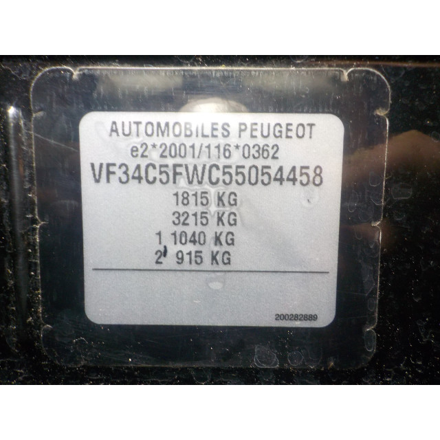 Verrouillage central électrique de porte à mécanisme de verrouillage avant droit Peugeot 308 (4A/C) (2007 - 2014) Hatchback 1.6 VTI 16V (EP6(5FW))