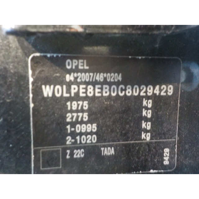Poignée feu arrière de porte de coffre Opel Astra J Sports Tourer (PD8/PE8/PF8) (2010 - 2015) Combi 1.4 16V ecoFLEX (A14XER(Euro 5))