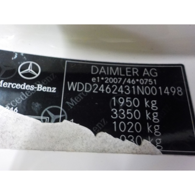 Bras de suspension arrière droit Mercedes-Benz B (W246/242) (2011 - 2018) Hatchback 1.6 B-200 BlueEFFICIENCY Turbo 16V (M270.910)