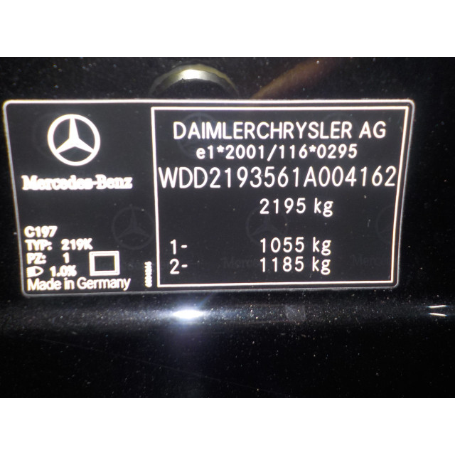 Refroidisseur d’huile Mercedes-Benz CLS (C219) (2004 - 2010) Sedan 350 3.5 V6 18V (M272.964)