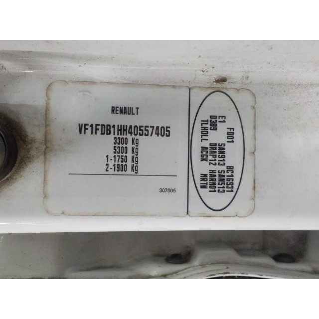 Rétroviseur extérieur droit à commande électrique Renault Master III (FD/HD) (2006 - 2010) Van 2.5 dCi 120 FAP (G9U-650)