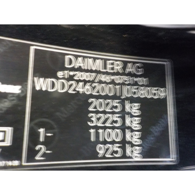 Dispositif de chauffage à résistance Mercedes-Benz B (W246/242) (2011 - présent) Hatchback 1.8 B-180 CDI BlueEFFICIENCY 16V (OM651.901)