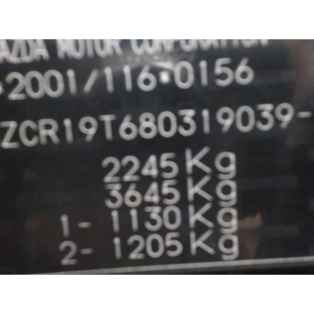 Rétroviseur extérieur droit à commande électrique Mazda 5 (CR19) (2005 - 2010) MPV 2.0 CiDT 16V Normal Power (MZR-CD)