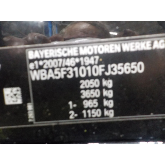 Plaque de ressort BMW 3 serie (G20) (2019 - présent) Sedan 320i 2.0 TwinPower Turbo 16V (B48-B20A)