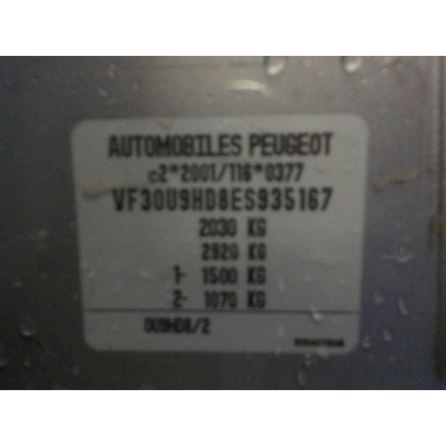 Réservoir de liquide de refroidissement Peugeot 3008 I (0U/HU) (2013 - 2016) MPV 1.6 HDiF 16V (DV6C(9HD))