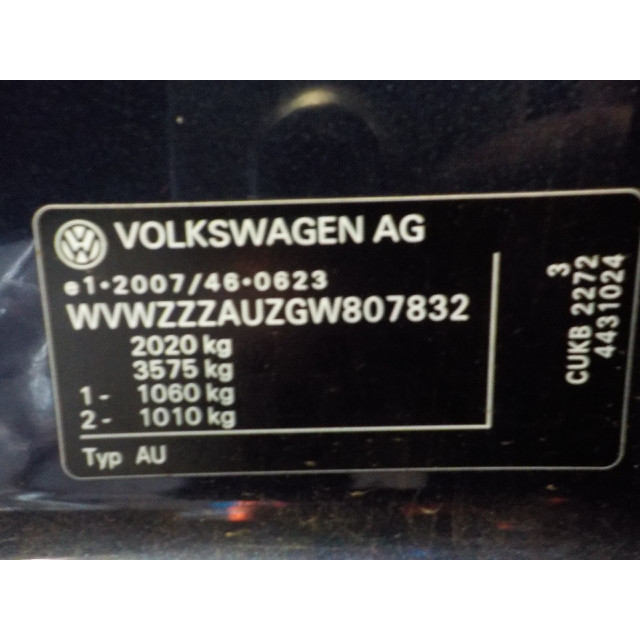 Ressort à gaz droite devant Volkswagen Golf VII (AUA) (2014 - 2020) Hatchback 1.4 GTE 16V (CUKB)