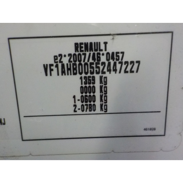 Rétroviseur extérieur gauche Renault Twingo III (AH) (2014 - présent) Hatchback 5-drs 1.0 SCe 70 12V (H4D-400(H4D-A4))