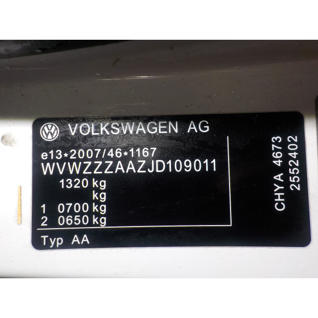 Dispositif de chauffage à résistance Volkswagen Up! (121) (2011 - 2020) Hatchback 1.0 12V 60 (CHYA)