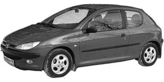 Peugeot 206 (2A/C/H/J/S) (1998 - 2001)